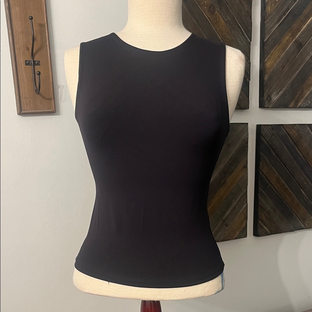 CHARLIE B Black Tank Top